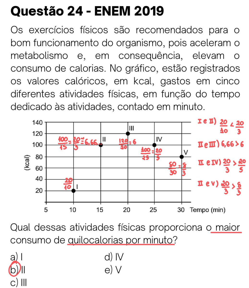 marestudos's tweet photo. 1. DIVISÃO 

a forma mais fácil e rápida de resolver esse tipo de questão é deixar os resultados em forma de fração e dps compara-las, assim vc n perde tempo dividindo tds os valores https://t.co/3B2Z8hk4aN
