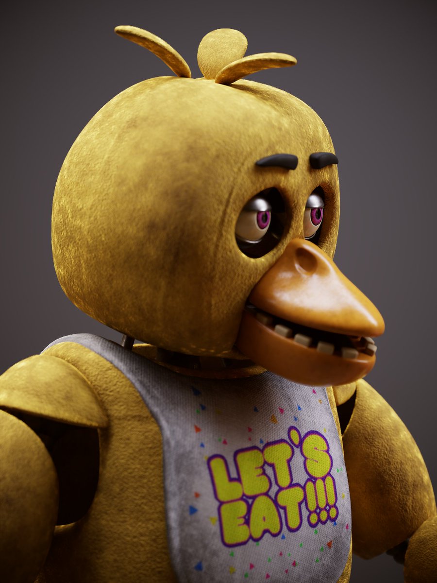 kiiikoshi's tweet photo. Up-Close picture of Chica. The Cupcake was modeled by .@longarmlieshere https://t.co/qAiSZ3Ali4