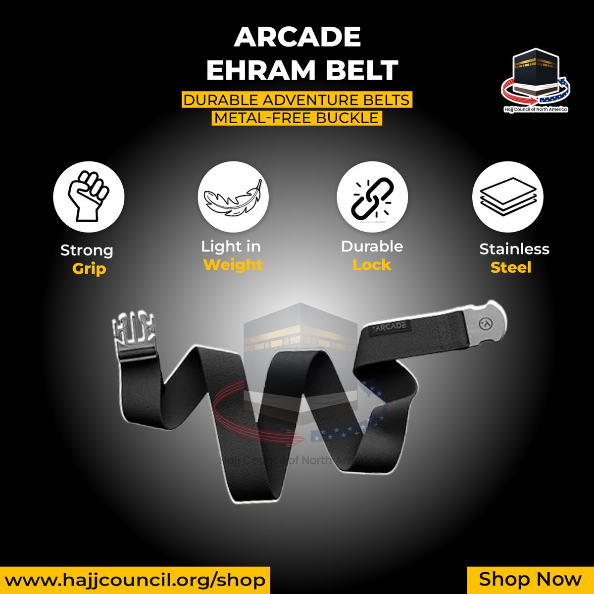 Hajj_Council's tweet image. Prepare for a fulfilling Umrah journey with this
Arcade ahram belt for men. It is a durable adventure belt with metal-free buckle.

Buy Now: 
 a.co/d/6ZcEvS9

#UmrahEssentials #TravellnStyle #Arcadebelt
#StayConnected #ComfortAndStyle #StayOrganized #haji
#umrah #UmrahVi