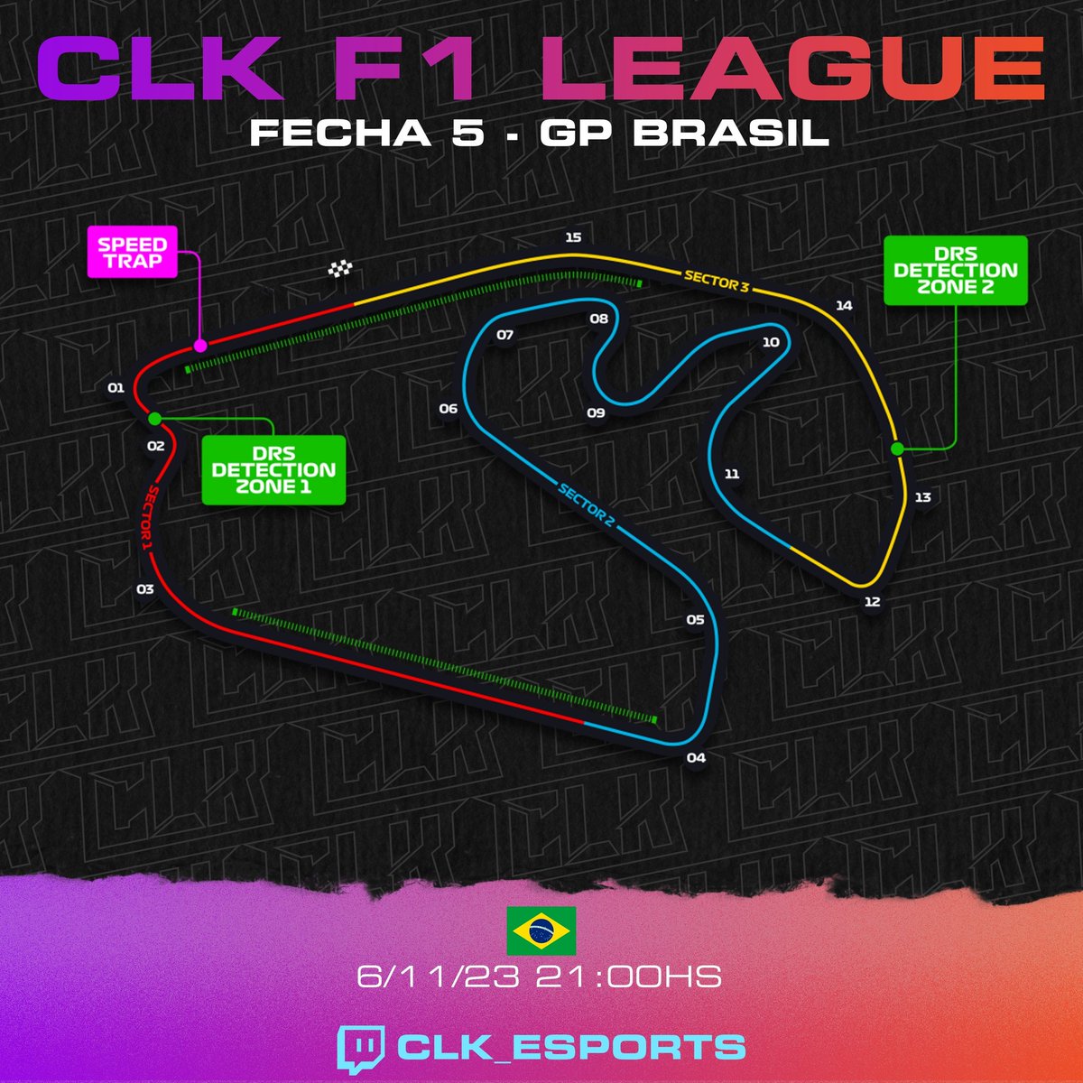¡VOLVIMOS AL TEMIDO TWITTER!

Al parecer ahora se llama X 🤔

¡EN FIN! 
Los invitamos a ver la definición de la CLK F1 League esta noche.

⏰ 21:10 hs 🇦🇷
📺 twitch.tv/clk_esports