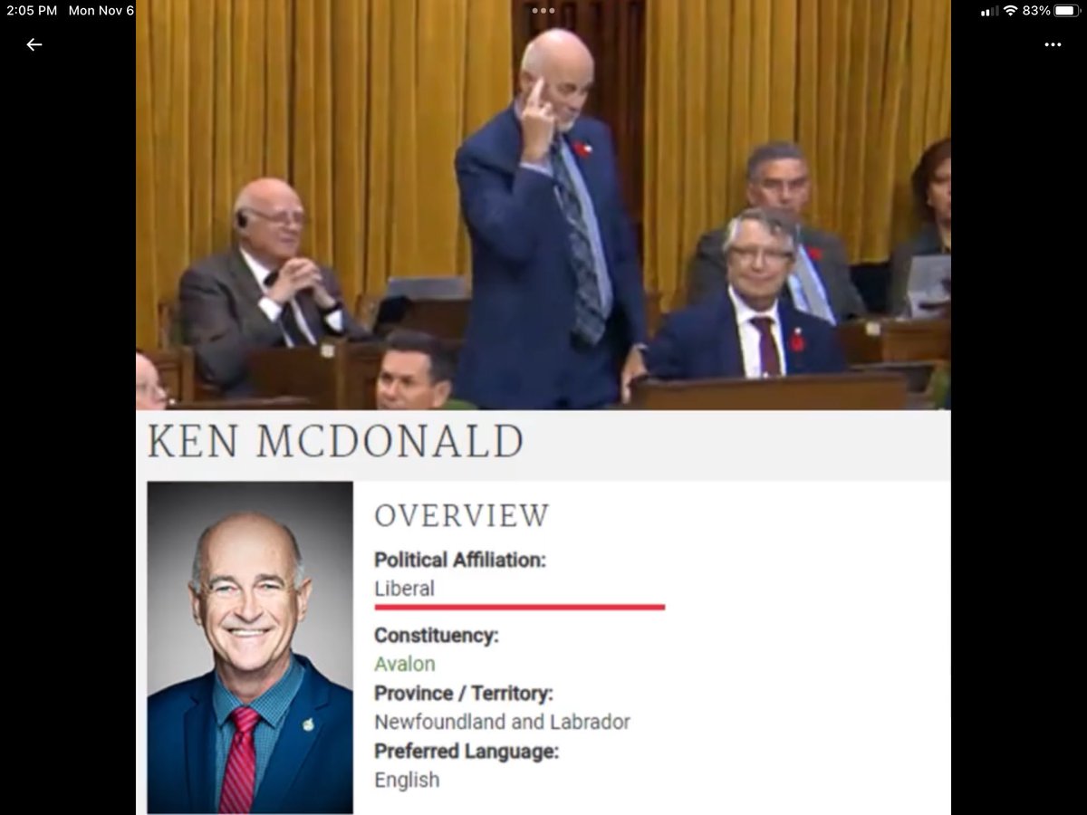 You have to love the arrogance of the liberals and how Ken McDonald <a href="/McDonald4Avalon/">Ken McDonald</a> MP for Newfoundland and Labrador feels about Canadians when he voted against the conservative motion to axe the carbon tax. To see the whole thing go to <a href="/BradRedekopp/">Brad Redekopp</a>’s post. WOW