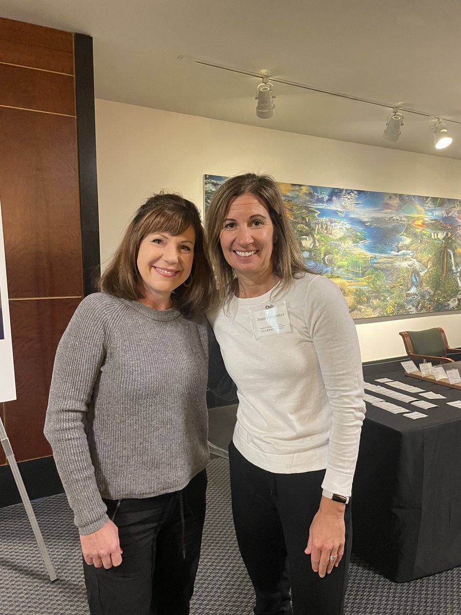 So...I ran into my colleague Nicole Yarab of <a href="/ParkinsonDotOrg/">Parkinson's Foundation</a> during the <a href="/theNASEM/">National Academies</a> Roundtable on Quality Care for People with Serious Illness last week. We started our #nurse #research careers years ago--it was great to reconnect!