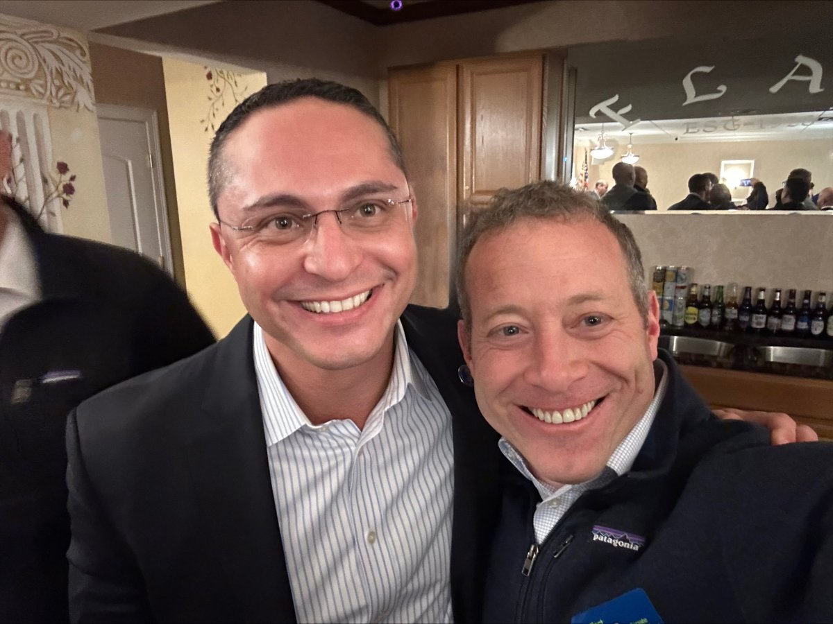Josh4Jersey's tweet photo. Great to join Senator Cory Booker and the Bergen County Democratic Chairman Paul Juliano in Fair Lawn to support the Democrats up and down the ballot! 

Please don’t forget to vote for our Democrats on November 7th! https://t.co/9hUm0CbVH8