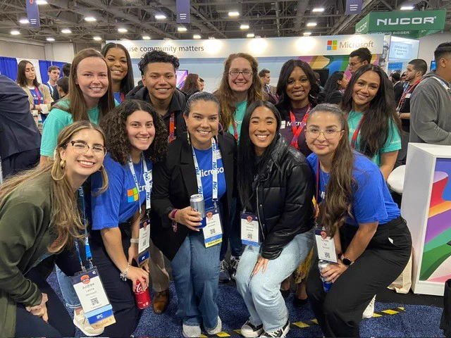 Over the weekend, our Recruiting & Outreach team lead by Nicole Young, represented Microsoft Leap at the Society of Hispanic Professional Engineers (SHPE) national convention which boasted a series networking events and workshops