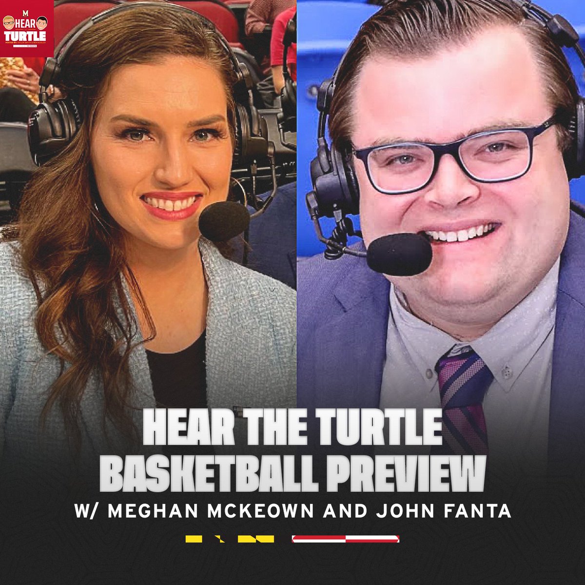 Hear The Turtle (@heartheturtle) on Twitter photo Basketball season is here!
<a href="/McKeown_Wallace/">Meghan (McKeown) Wallace</a> discusses <a href="/TerpsWBB/">Maryland Women’s Basketball</a>'s outlook (and talks Taylor Swift)
<a href="/John_Fanta/">John Fanta</a> breaks down <a href="/TerrapinHoops/">Maryland Men’s Basketball</a>' potential (and tells Kevin Willard stories)
Listen: linktr.ee/heartheturtle Basketball season is here!
<a href="/McKeown_Wallace/">Meghan (McKeown) Wallace</a> discusses <a href="/TerpsWBB/">Maryland Women’s Basketball</a>'s outlook (and talks Taylor Swift)
<a href="/John_Fanta/">John Fanta</a> breaks down <a href="/TerrapinHoops/">Maryland Men’s Basketball</a>' potential (and tells Kevin Willard stories)
Listen: linktr.ee/heartheturtle