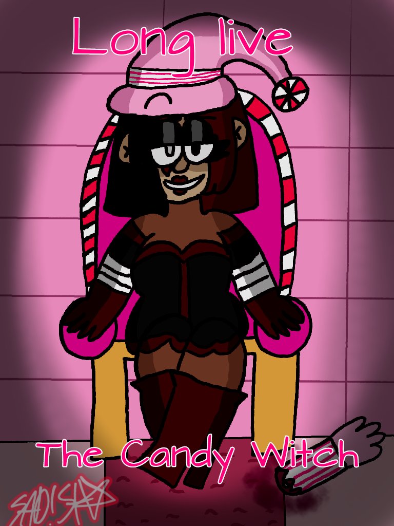 juniebugva666's tweet photo. CW: Blood, dismemberment (?)
Long live the Candy Witch π§ββοΈπ
#pizzatower #pizzatowerau #candycastle #jullianbonbon #cassidypreserves #jullianroxxanebonbon #oc #ocart #art #digitalart #ibspaintx https://t.co/ET5VYA70sh