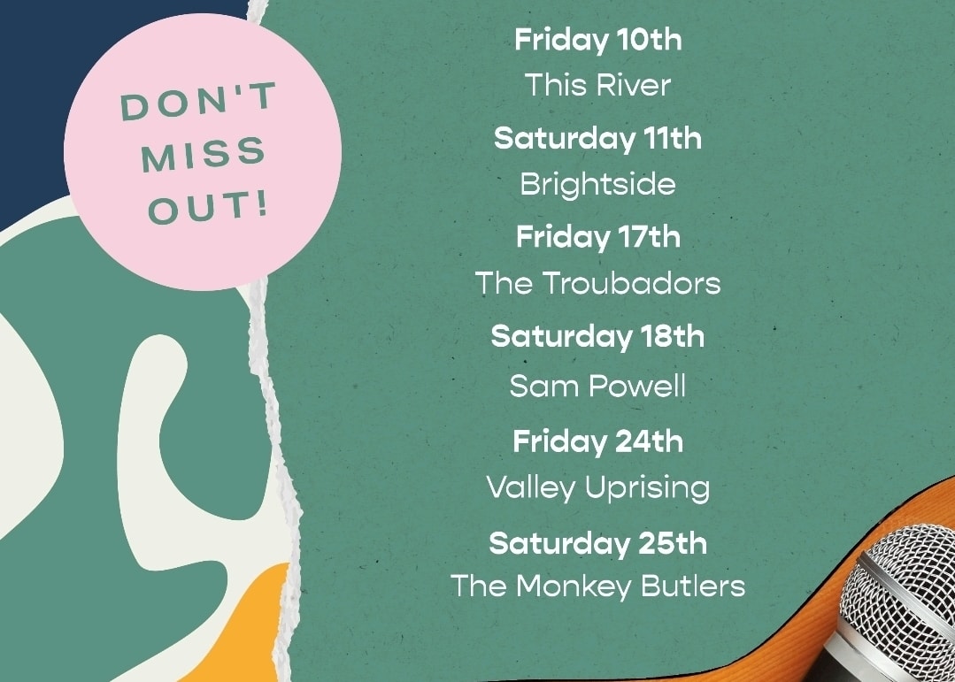 TheDunvantHH's tweet photo. What do you think of our lineup for the rest of November? 🎸🥁🎤 https://t.co/uArpZzqpu9