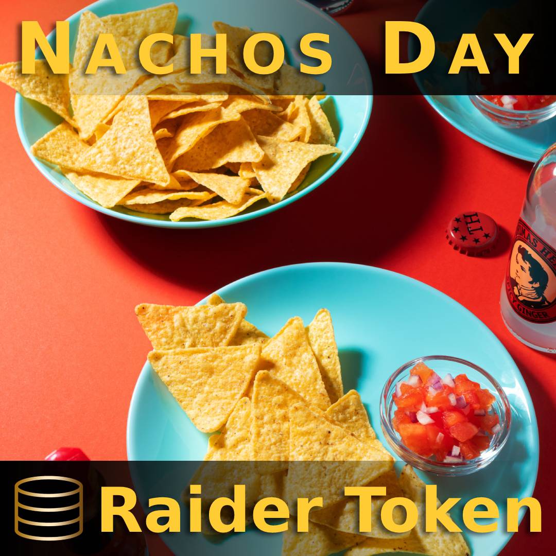 It's #NationalNachosDay and I'm adding some extra spice to my nachos with jalapeños, cayenne pepper, and a drizzle of hot sauce! 🌶 #SpicyNachos

🌶️coinvote.cc/en/coin/Raider…

#BSC #BNB #DEFI #coinvote <a href="/CoinvoteCC/">Coinvote</a> #RaiderToken <a href="/RAIDERTOKEN/">Raid Forever 🏴‍☠️</a> #NationalNachosDay

raidertoken.com/happy-nachos-d…