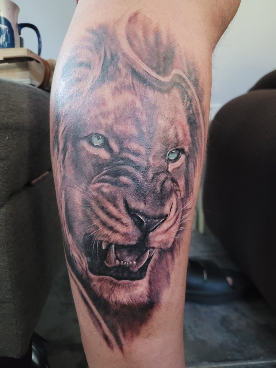 whit3350's tweet photo. Sick tattoo done this weekend! 😁 https://t.co/EzGXqC7ZGR