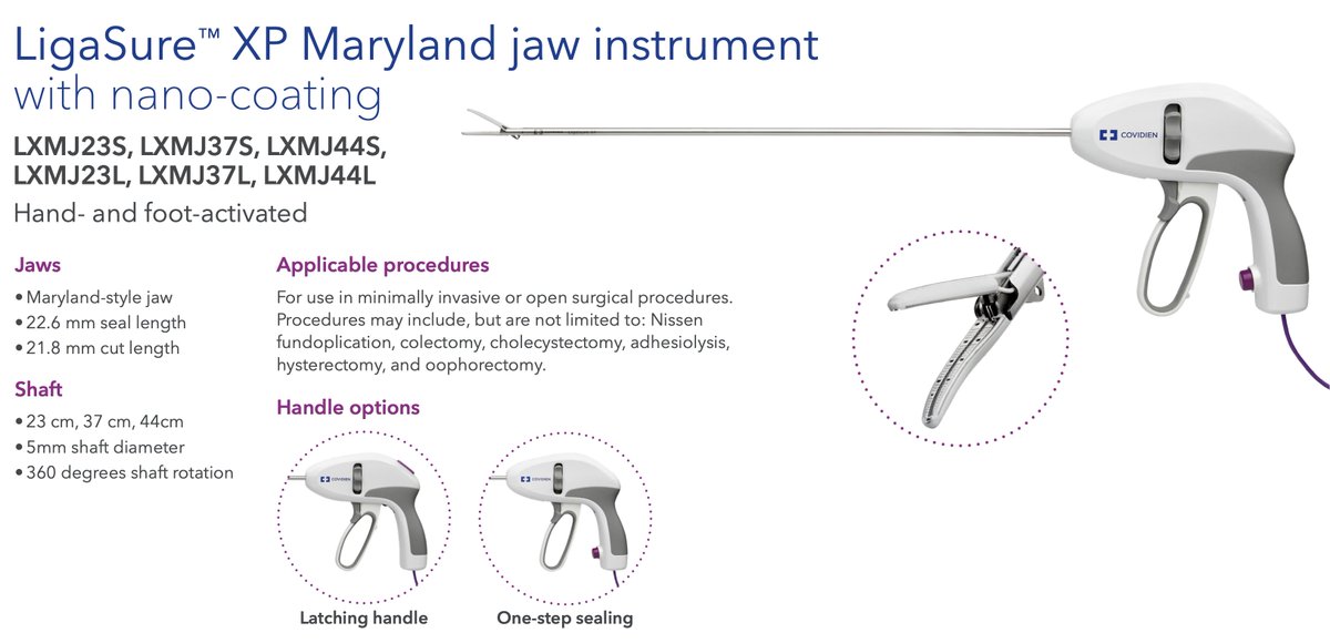 Antonio Servera (@uroservera) on Twitter photo Por fin ha llegado el nuevo Ligasure XP punta Maryland de Medtronic, hoy lo hemos estrenado en una cistectomía.
Parece igual, pero va mejor. O mejor dicho... parece mentira, pero va mejor. Y gira 360º.
<a href="/MedtronicES/">Medtronic España</a>
<a href="/HManacor/">Hospital de Manacor</a> Por fin ha llegado el nuevo Ligasure XP punta Maryland de Medtronic, hoy lo hemos estrenado en una cistectomía.
Parece igual, pero va mejor. O mejor dicho... parece mentira, pero va mejor. Y gira 360º.
<a href="/MedtronicES/">Medtronic España</a>
<a href="/HManacor/">Hospital de Manacor</a>
