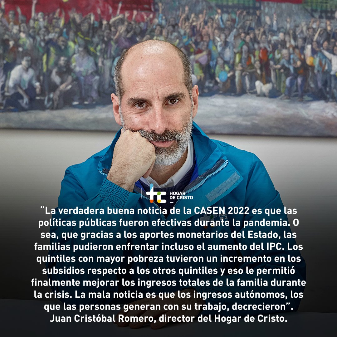 Hdecristo's tweet photo. ⚠️ En #HoraDeConversar, tres expertos –Rodrigo Herrera, del PNUD; Clarisa Hardy, ex ministra de Planificación; y el director del #HogarDeCristo, Juan Cristóbal Romero– analizan los resultados de la #CASEN2022 y las noticias no son tan alentadoras. ⬇️
https://t.co/zaF2Z7G2Wb https://t.co/yKg7lSM9wB