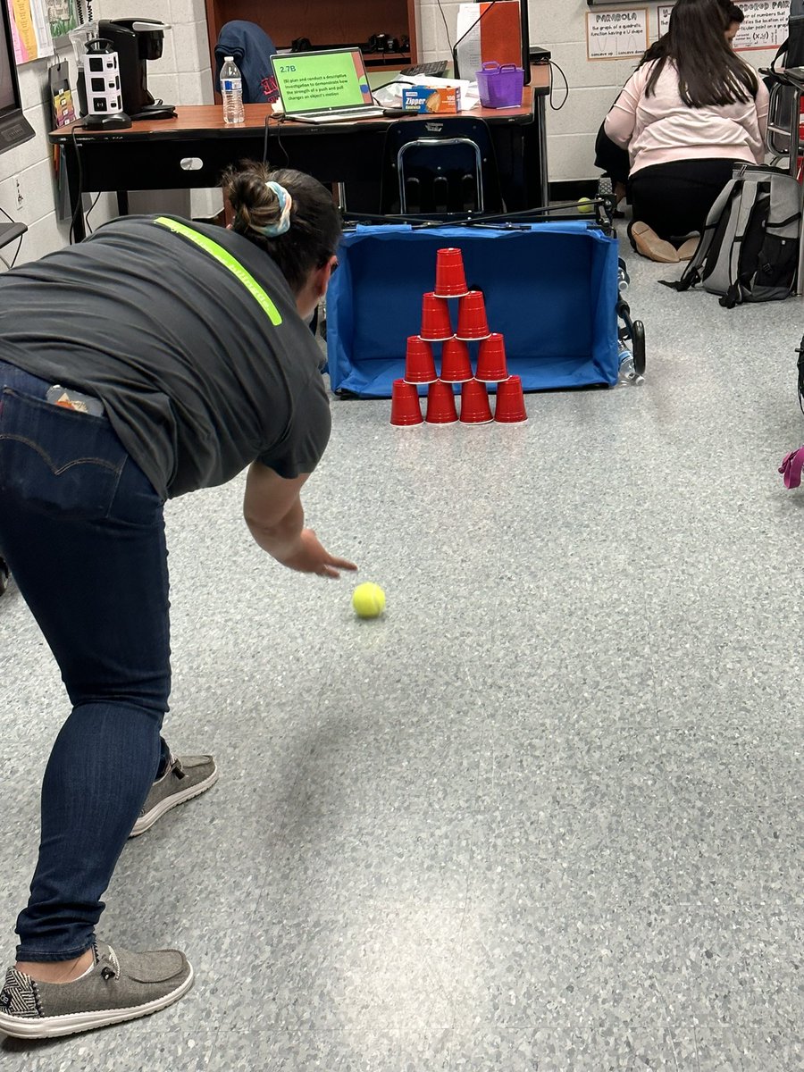 rogersstac's tweet image. Pushing the Limits with TEKS 2.7AB. Investigating pushes and pulls on objects. @jamologan @AISDElemScience