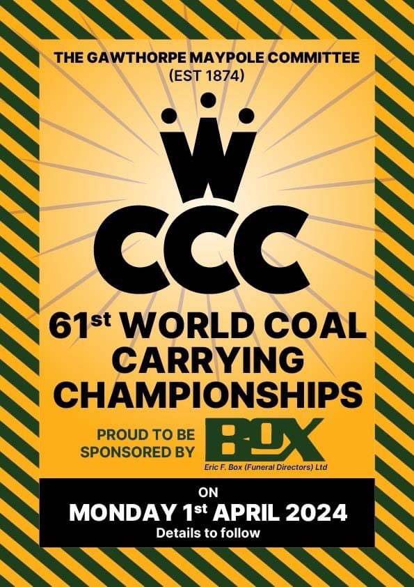 Gawthorpe Maypole & World Coal Carry Championships tweet media