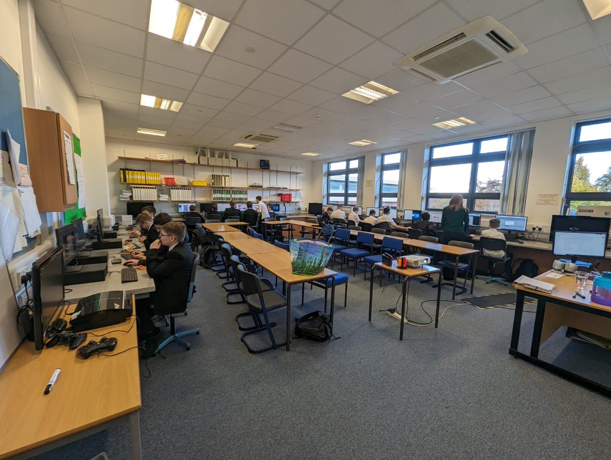 SASB_Comp's tweet photo. Great turn out @SASB_Comp Gamers Club today and we reached record numbers of pupils coding on #meowbit  The games were fantastic and everyone loved coding during Computing Science Scotland Week  #CSScotland23 @sasbhighschool https://t.co/9TmKN2q53V