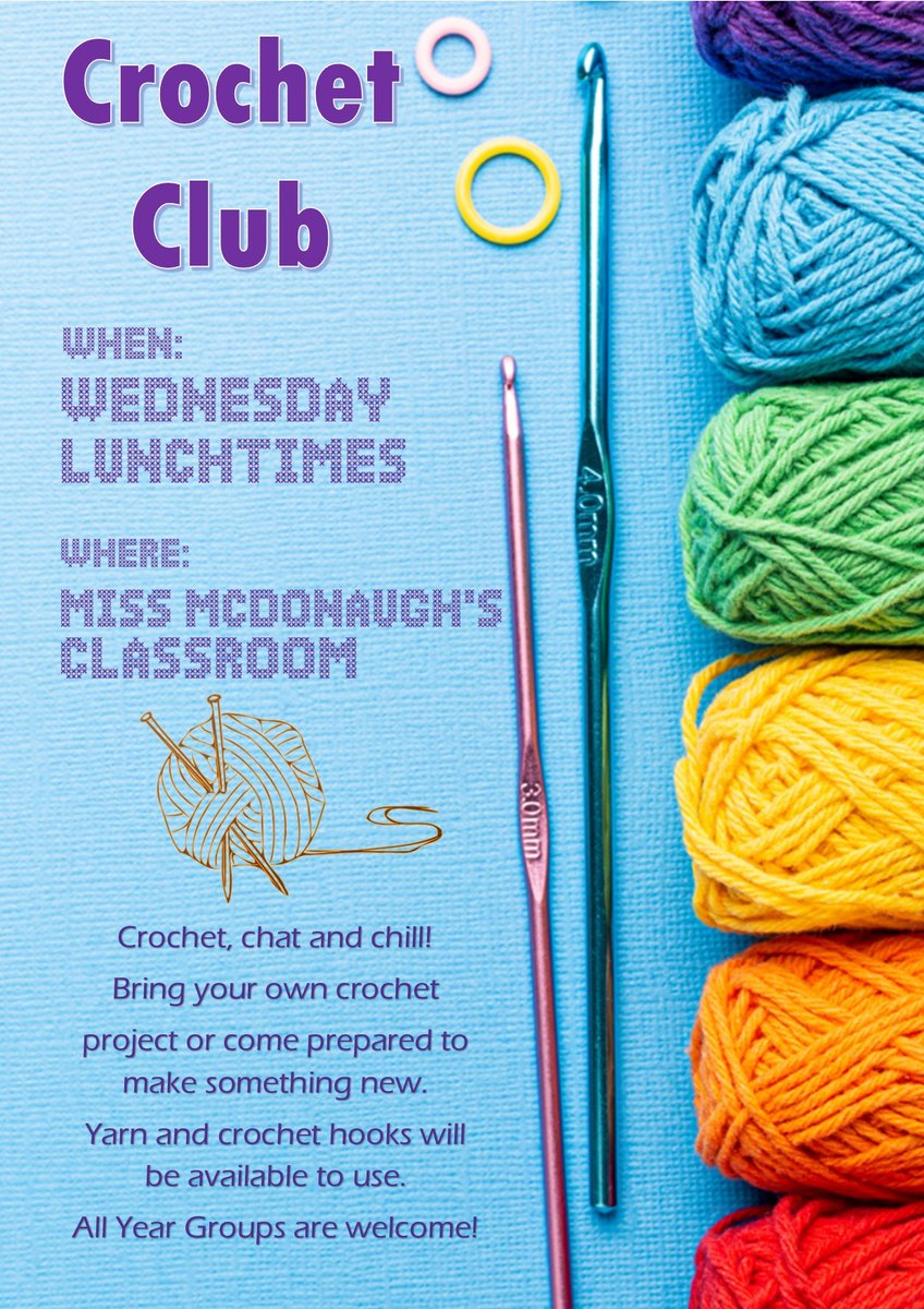 PLDailyNotices's tweet photo. NEW CROCHET CLUB https://t.co/MO6NCGucFw https://t.co/QfbGv4tjNj