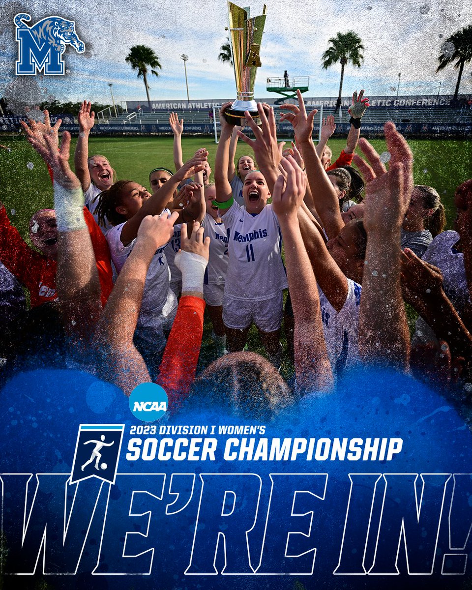 MemphisWSoccer's tweet photo. IT'S GO TIME!

Memphis will open the NCAA Tournament 𝗔𝗧 𝗛𝗢𝗠𝗘 against LSU!

Game and ticket info to come at a later date.

#GoTigersGo https://t.co/JR4mJoq0HE