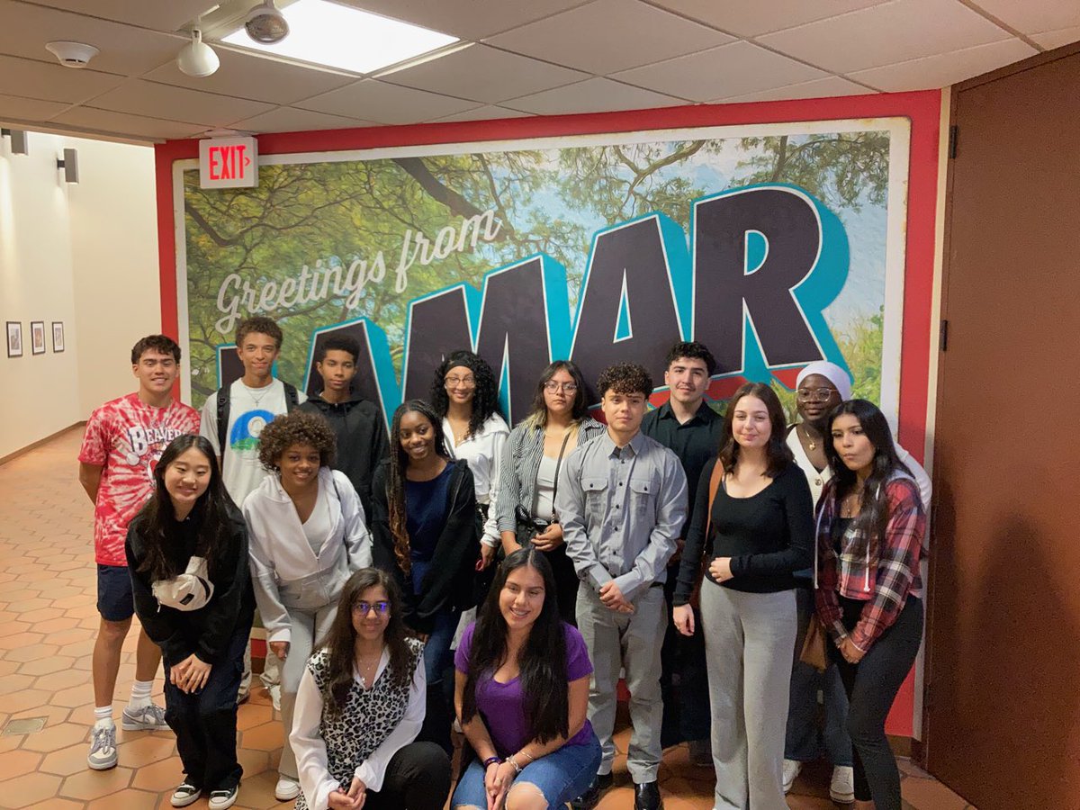 Stop 1 of the Superintendent College Tour! Lamar University!