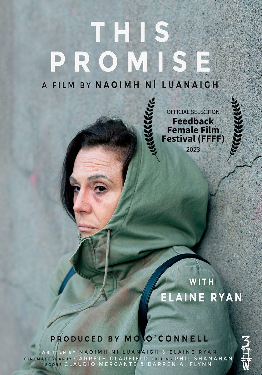 Delighted for @NiLuanaigh , @elaineryanart  & cast & crew 😀
@BarryJnKinsella #BrendanJConroy #JasmineOschun
#JanetLittle #AoifeMooney

CONGRATULATIONS 💫💥💛 & THANK YOU ALL 💛

'This Promise'

is an

OFFICIAL SELECTION of 

FEMALE FEEDBACK FILM FESTIVAL

#femalefilmmakers