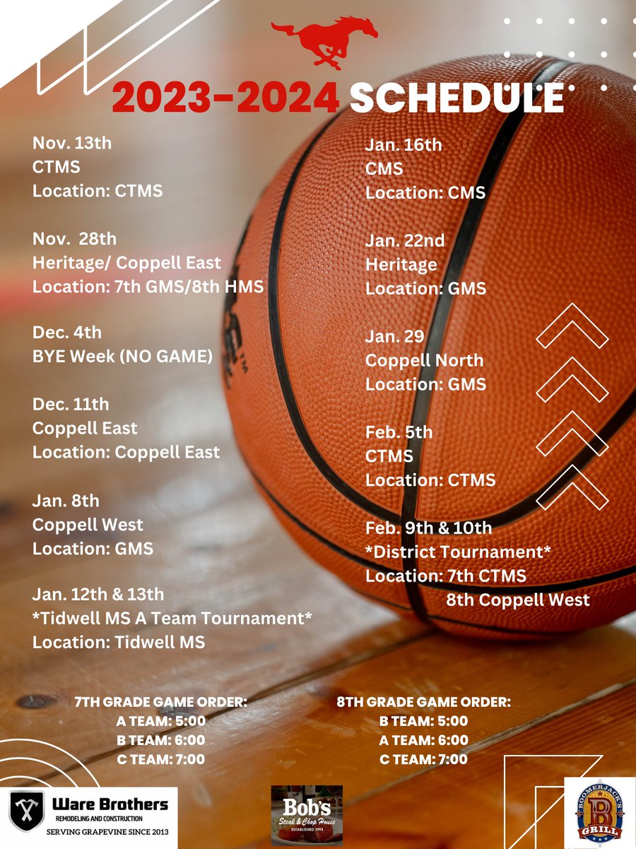 Basketball season is upon us!
<a href="/GCISD_Athletics/">GCISD Athletics Dept.</a> 
<a href="/GrapevineMiddle/">Grapevine Middle</a>