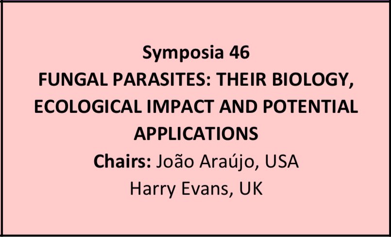 Looking forward to @IMC12NL and our symposium on Fungal Parasites, hosted by myself and the inspiring Harry Evans from @CABI_News. Also Robert Barreto (@ufvplantpath - Brazil) and Jennifer Luangsa-ard (@ApmtBiotec - Thailand). @_Westerdijk_