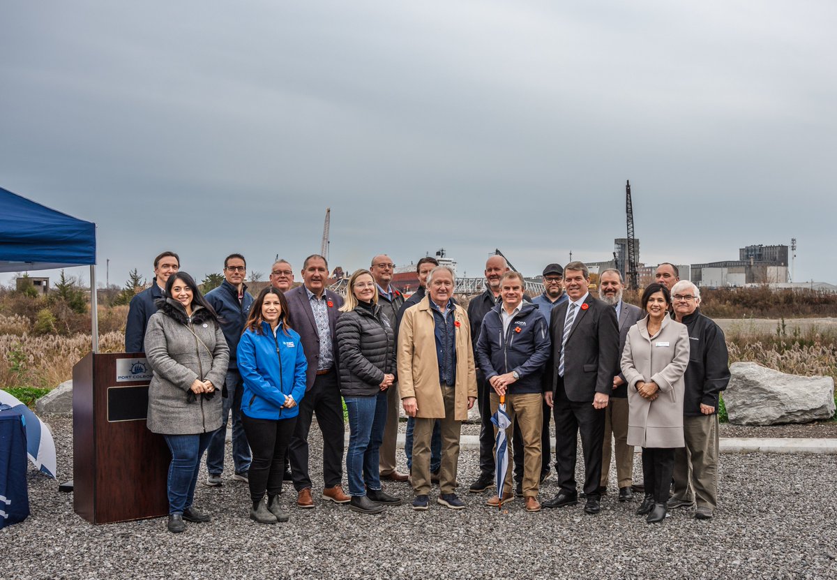 We were delighted to announce the expansion of our Niagara lands portfolio on the weekend, in the City of Port Colborne.

Thank you to MP <a href="/VBadawey/">Vance Badawey</a>, Mayor Steele of <a href="/PortColborne/">City of Port Colborne</a> &amp; Mayor Ugulini of <a href="/ThoroldON/">City of Thorold</a> for their continued support, along with many others who attended!