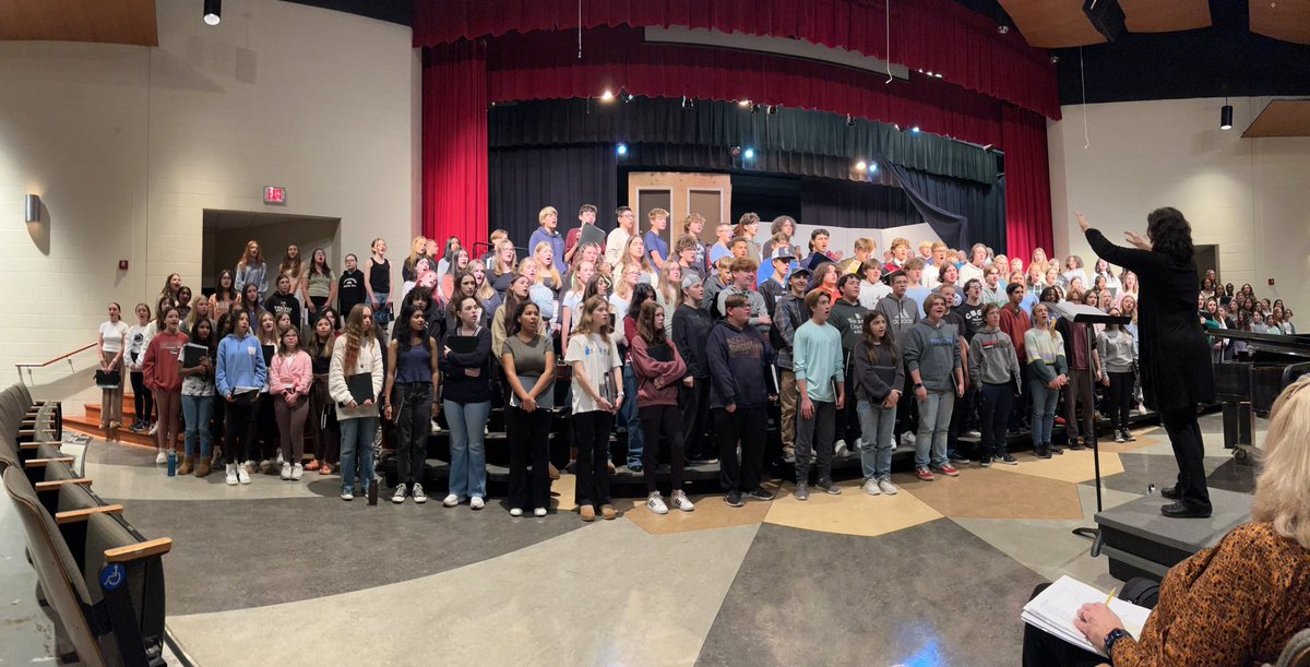MusicalMrHFMS's tweet photo. Come on out to West Chester East HS at 7pm tonight to watch the @WestChesterASD Choral Festival, featuring students grades 5-12 from every school in the district, and the premiere of my newest piece “A Symphony Divine!” @NAfME @GWCC_PA @FugettMS https://t.co/o0AaVkgYMQ