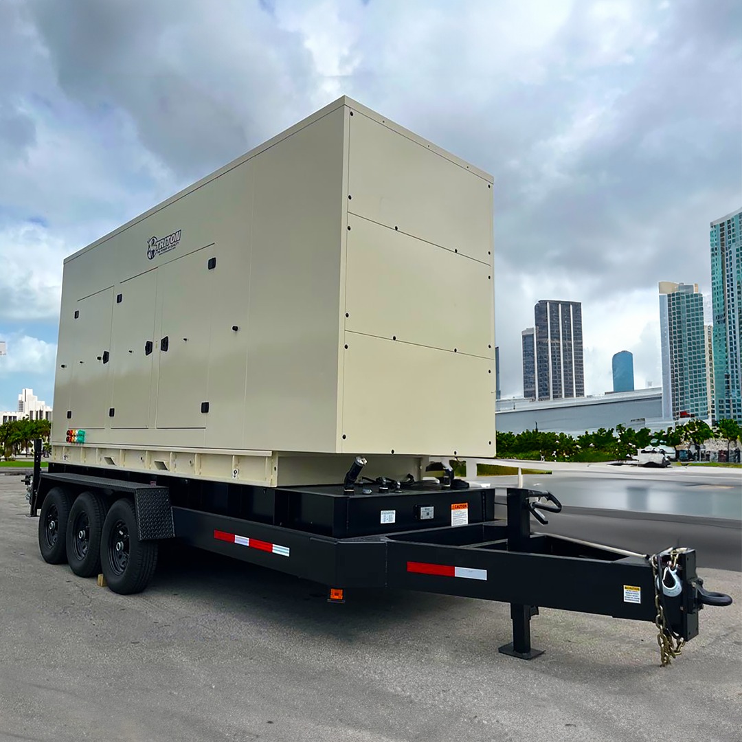 tritonpower's tweet image. Another satisfied customer with their custom 400kW Triton Power Generator setup, featuring a 700-gallon fuel tank, solar charger, and anti-theft security.
.
#MondayMotivation
#DieselGenerators
#Satisfication 
#CustomOrder