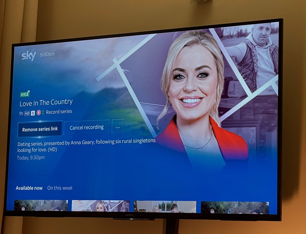 KiteEnt's tweet photo. Final episode tonight of the brilliant Love In The Country on RTÉ Two at 9:30pm, been a great one to land, thanks to RTÉ Ent, Fremantle, Anna Geary and all our daters, if you know anyone who might be up for some future rural Lovin’ get ‘em to mail us at love@kiteentertainment.com https://t.co/uplBTHDfhB