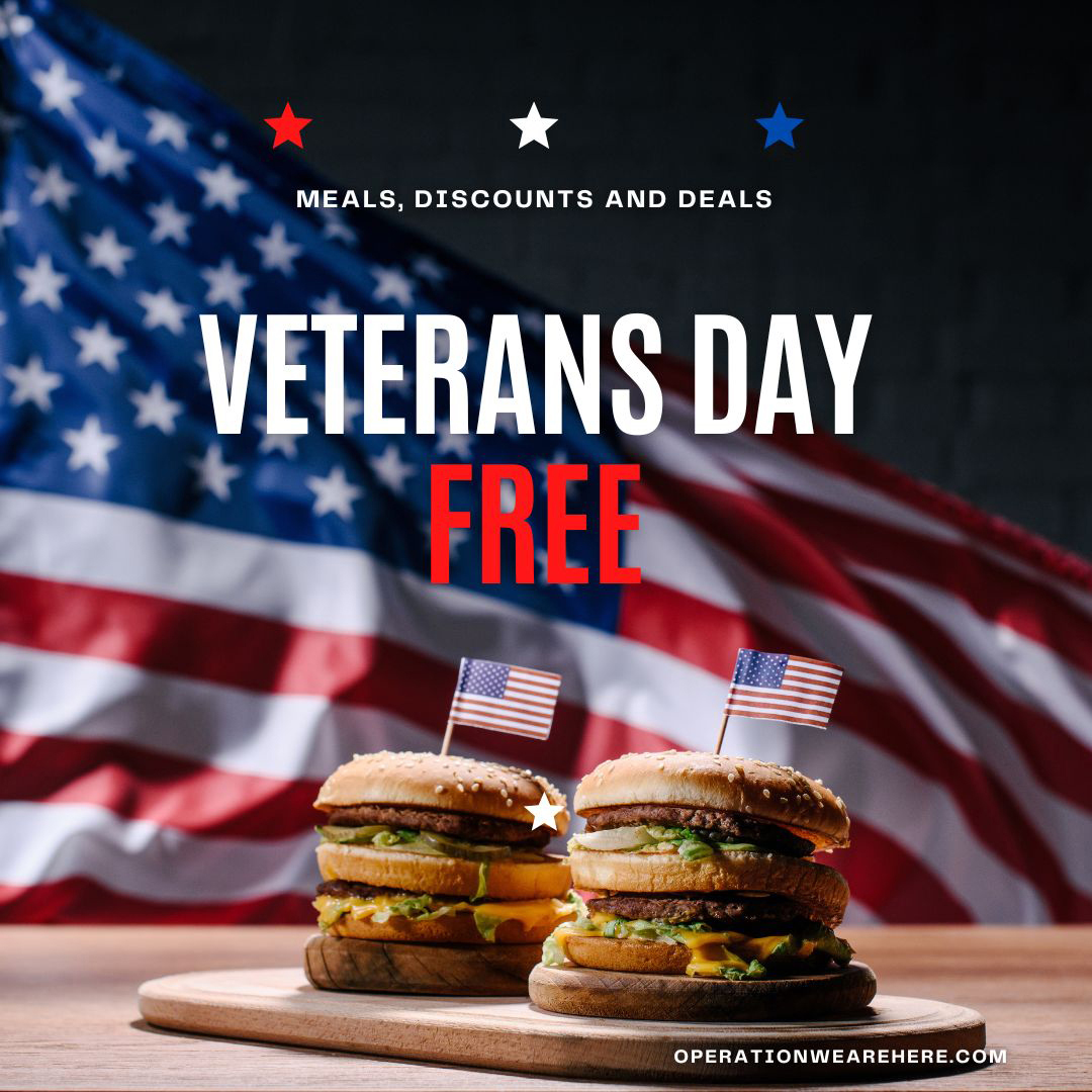 “We don’t know them all, but we owe them all.” —Unknown ~~ A grateful nation thanks you! bit.ly/3WKwiAP

#VeteransDay #VeteransDay2023 #ThankaVet #GratefulNation #MilitarySupport #Free #Admission #Meal #Giveaways #Contests #Lodging #Bridalgown #CarWash #Events #Parades
