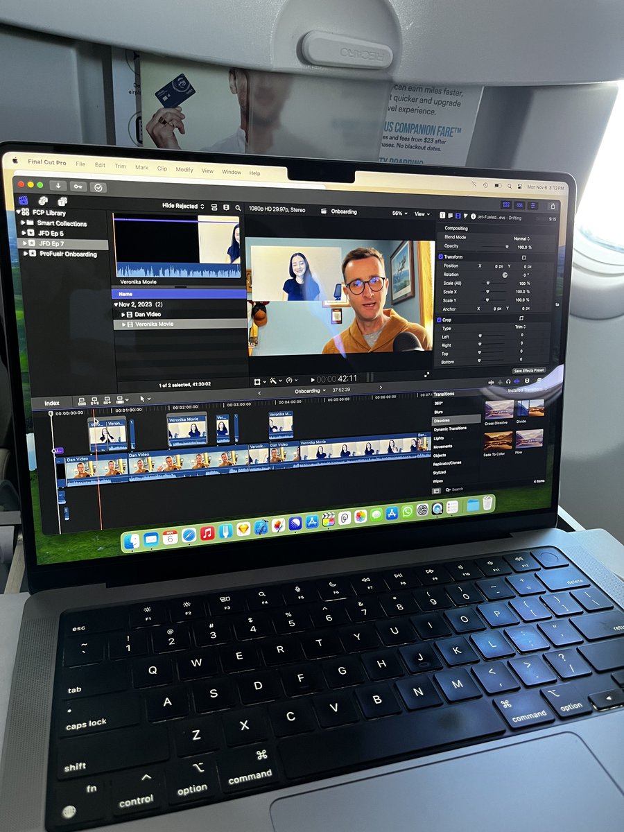 jetfueleddevs's tweet image. Completed editing our latest #podcast Episode 7 from Seat 11F. 

#JetFueledDevs #TravelAndTech #EditingInTheClouds #SoftwareEngineering
#AirlineLife #DevLife #TechTalk #PodcastAndChill #podcast #PodNation #Metaverse