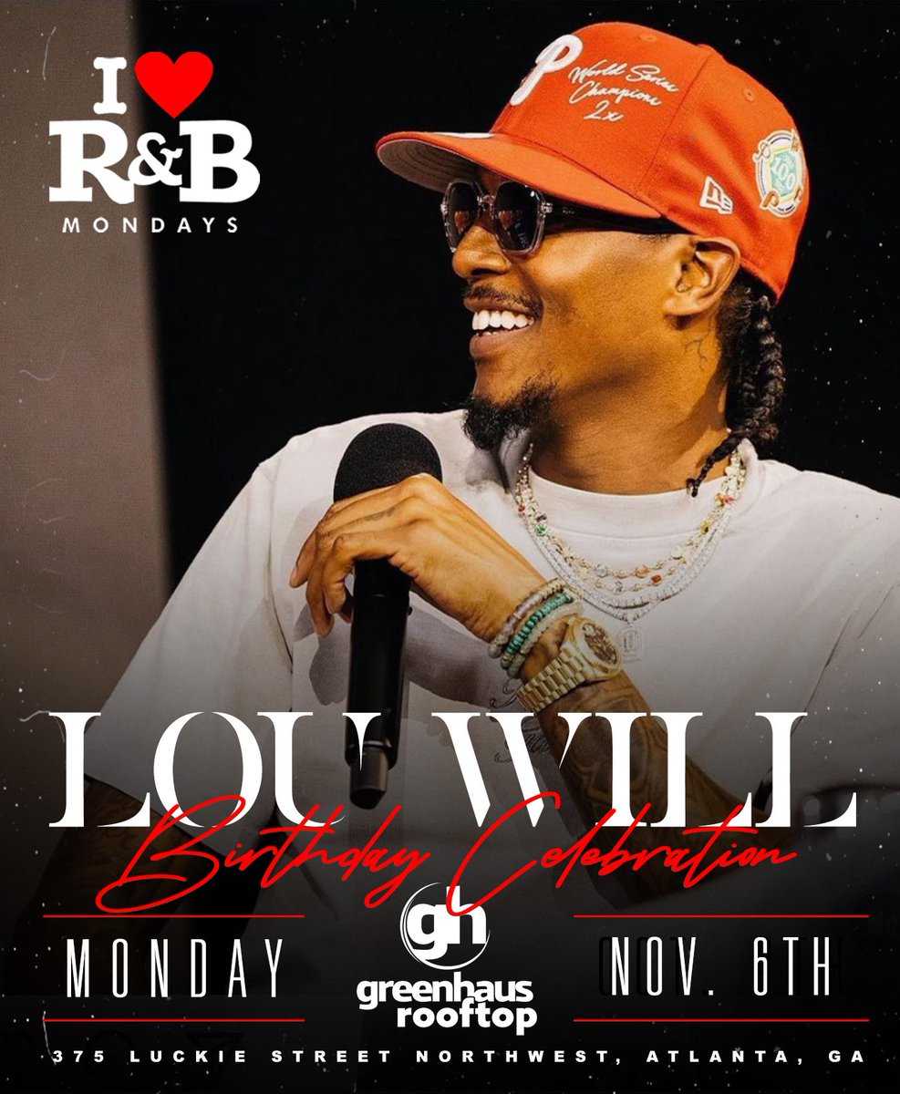 VonThePromoter's tweet photo. Tonight Baby Blue of Pretty Rick &amp; @Louwillville Take Over 

🎤 I ❤️ R&amp;B Mondays Ladies Free All Night W/RSVP 

Text or Call 678.886.9542 For Tables or More Info https://t.co/UWlaAueZBm