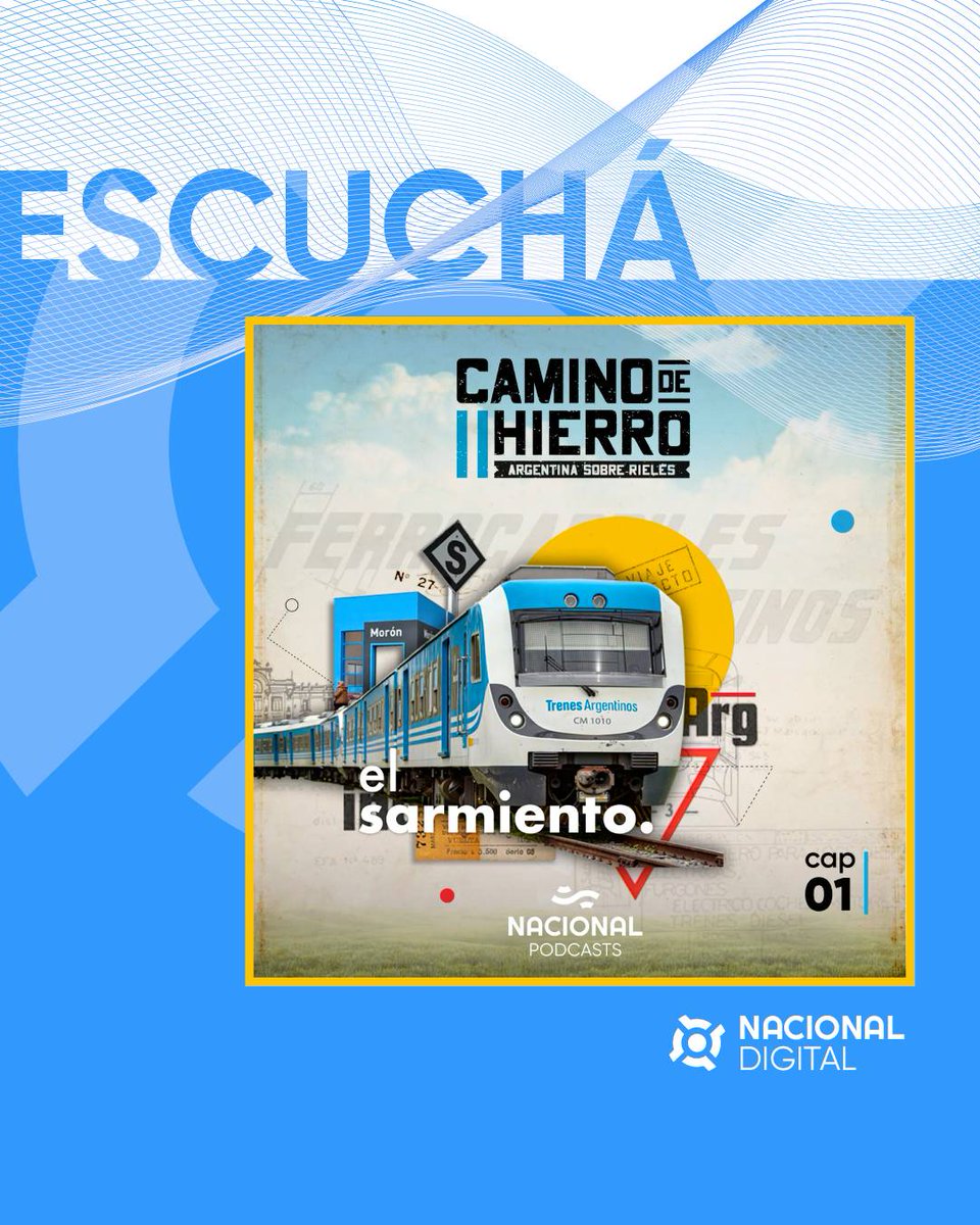 🔊 Esta semana en #NacionalDigital 

Te invitamos a escuchar "CAMINO DE HIERRO" - El Sarmiento - Capitulo 01 

Conoceremos los comienzos de la primera asociación ferroviaria ”Camino de Hierro”

No te pierdas este y muchos más contenidos en 👇
nacionaldigital.com.ar