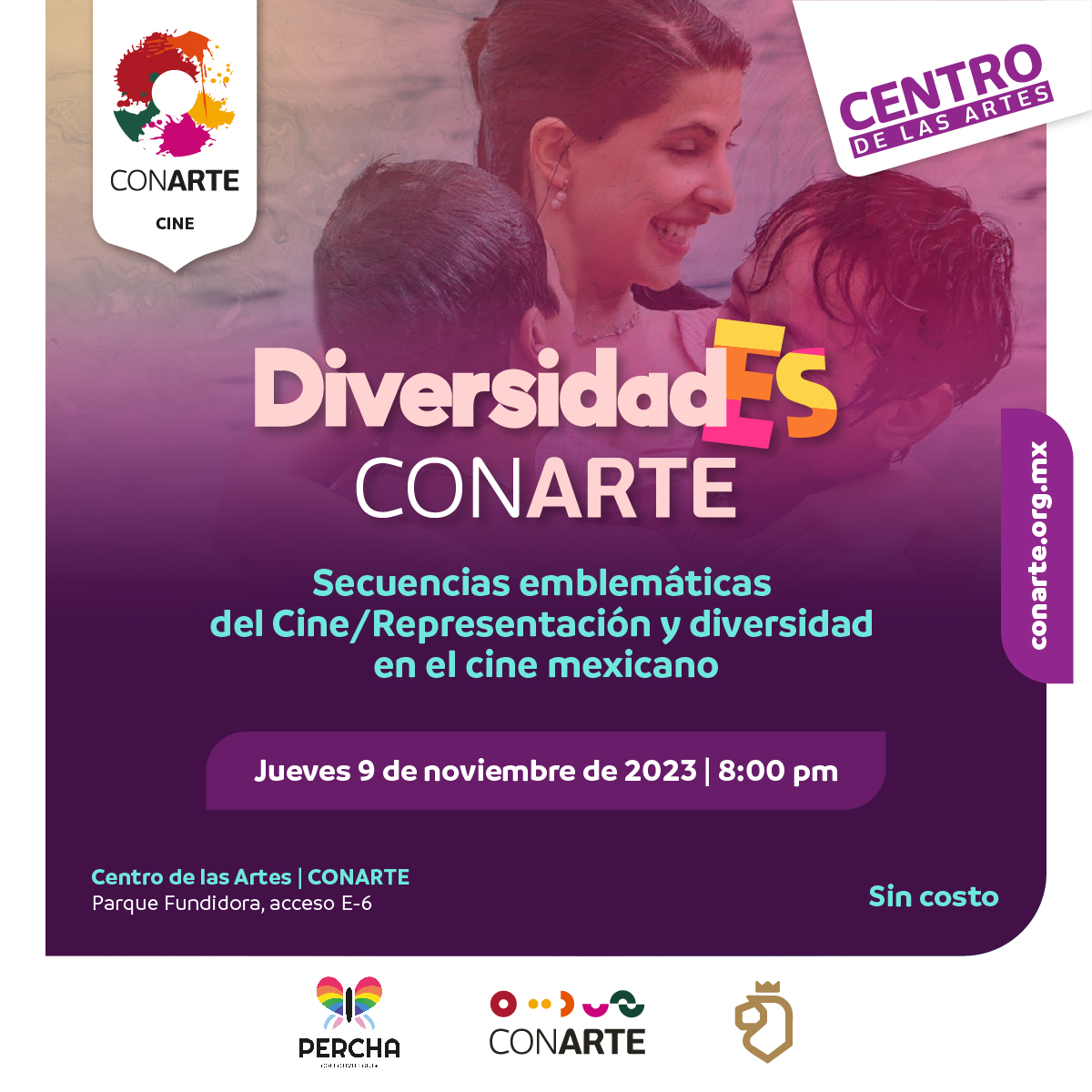 conartenl's tweet photo. #DiversidadESCONARTE te invita a conocer más sobre la diversidad presente en el cine mexicano, a partir de un mediometraje que plantea diversas perspectivas nos invitará a reflexionar las disidencias que nos rodean.
📍Centro de las Artes I CONARTE
@perchalgbt https://t.co/T5IpZNNJM6