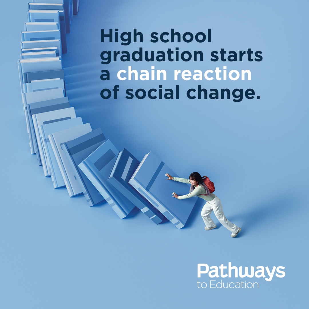 PathwaysCanada's tweet photo. Graduation is the key to a more equitable economy, a healthier population, and a better future for all Canadians.
Help us fuel #TheGraduationEffect
Learn more at https://t.co/CW5MCnGA32 https://t.co/fvdGuEjZvf