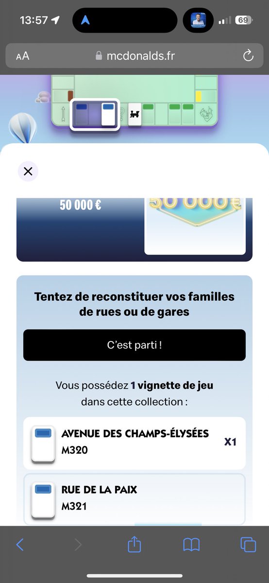 ablztxo_'s tweet photo. Les gars personne a la M321 on fait 50/50 là pitié #monopoly #mcdo #macdo https://t.co/8BRytPuhl7
