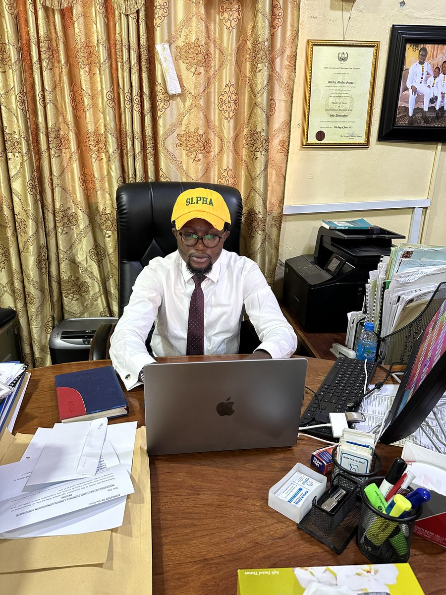 mmgeorgeSL's tweet photo. In any transition, it takes both mental and lots of paper work to fully reinvent the direction of your institution.
Sierra Leone Ports and Harbours Authority #SLPHA is activated to fully function as a landlord Port.
@PresidentBio
@yankubamcie
@dsengeh
@FANDAYTURAY https://t.co/1EgS0MsFhw