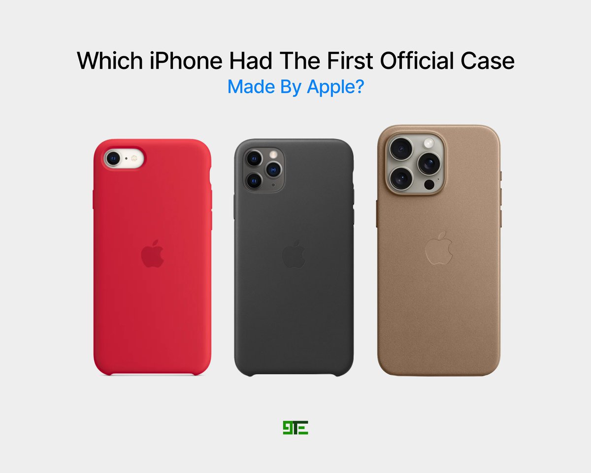 9techeleven's tweet photo. Did you know Apple accidentally ventured into iPhone cases? ๐ฑ
Can you recall which iPhone had the first official case?
#AppleTrivia https://t.co/IpVZlBDYly