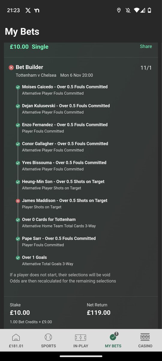 Pob200804's tweet photo. @ConorMccourt12 @DavidHunt1986 @AndyRobsonTips I got the same problem, with BET365  no SOT for Madison and not been voided, https://t.co/WUKAaaQFVn