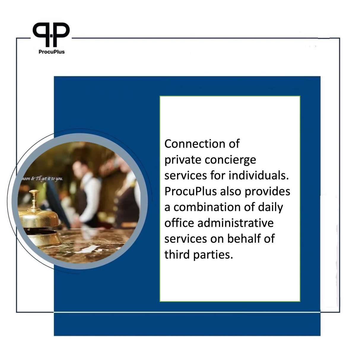 ProcuPlus's tweet photo. ProcuPlus offers services based on 3 axes:
-  Purchasing / Procurement
-  Property management
-  Luxury concierge

Check our website and subscribe 
https://t.co/nDZ6tJQzqS

#procuplus #purchasing #procurement #PropertyManagement #luxurylifestyle #concierge #secretary https://t.co/1AUm9Jmxed