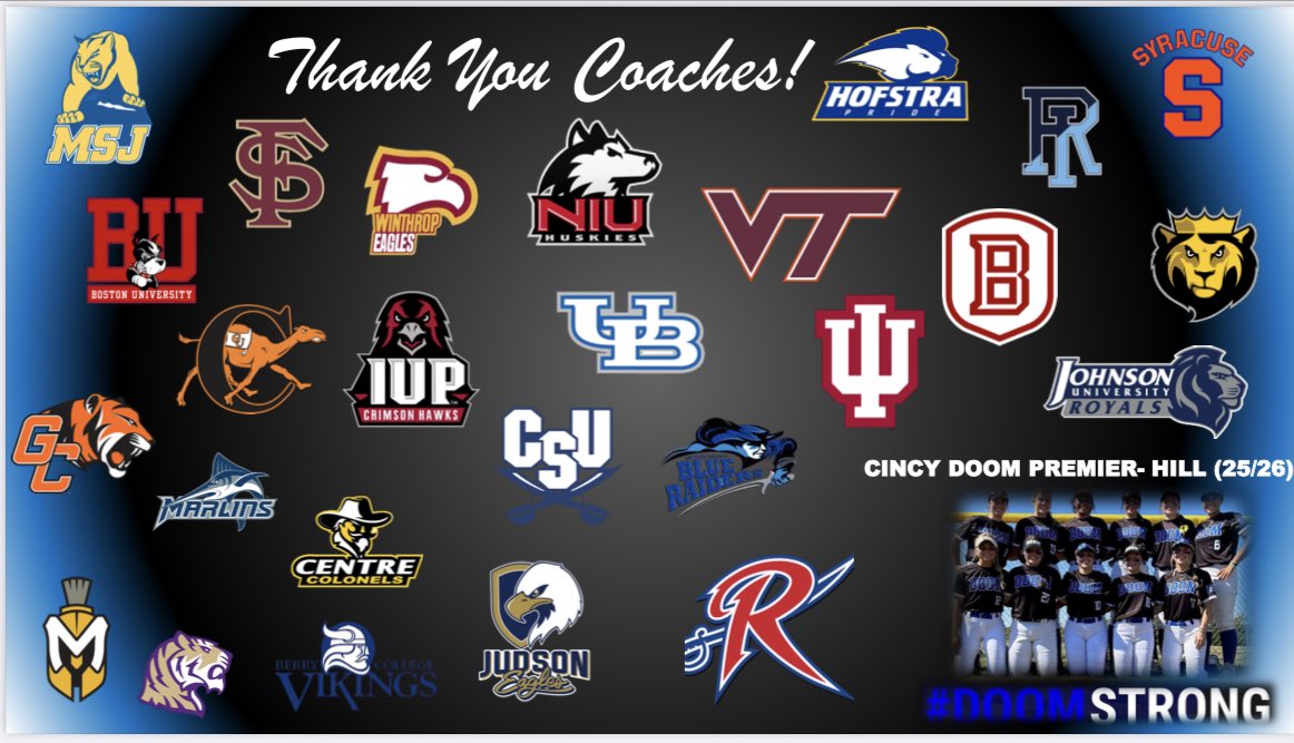 (Coach Jeff) Cincy Doom Premier- Hill (@coachjeffhill) on Twitter photo Thank you <a href="/ConnectSports_/">Connect Sports</a> for hosting a Great event. Our Student- Athletes had the privilege of playing in front of many Great Coaches/ Programs.
To Speak with one of the Greatest to ever do it <a href="/CoachAlameda/">Coach Alameda</a> <a href="/FSU_Softball/">Florida State Softball 🥎</a> for me was pretty cool & made <a href="/JadynJohnson09/">Jadyn Johnson</a>’s Weekend! Thank you <a href="/ConnectSports_/">Connect Sports</a> for hosting a Great event. Our Student- Athletes had the privilege of playing in front of many Great Coaches/ Programs.
To Speak with one of the Greatest to ever do it <a href="/CoachAlameda/">Coach Alameda</a> <a href="/FSU_Softball/">Florida State Softball 🥎</a> for me was pretty cool & made <a href="/JadynJohnson09/">Jadyn Johnson</a>’s Weekend!