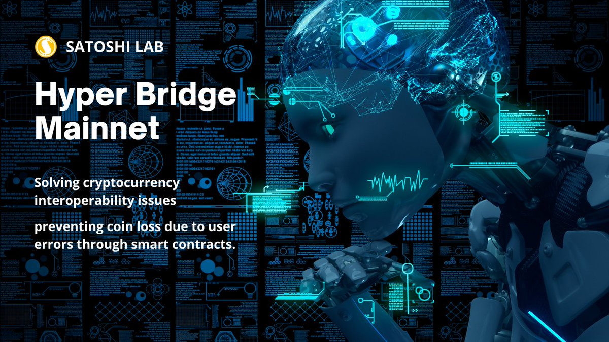 telebuckswallet's tweet photo. 🚀 Explore the resurrection of Bitcoin's founder with Satoshi Lab's Hyperbridge Mainnet! Bridging the gap between crypto networks, preventing coin loss, and enhancing interoperability.🌐💡 #CryptoInnovation #HyperbridgeMainnet #SatoshiLab 

More Info : https://t.co/LMlJ7heowq https://t.co/skfH0cGVkD