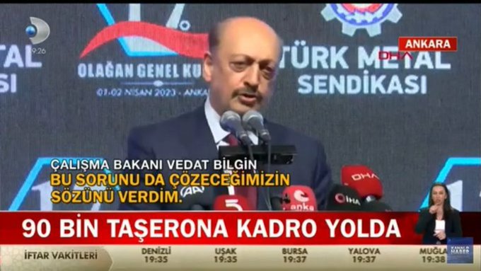 Sayın <a href="/vedatbilgn/">Vedat Bilgin</a> Bakanım bir çok kez kamuoyunda dile getirdiniz,söz verdiniz hatta "seçimden sonraya kalsa bile seçimi kazanacağımız için rahatız ve seçimden hemen sonra meclise getireceğiz" dediniz.
Evet verdiğiniz sözün tutulmasını bekliyoruz bu sizin de davanızdır.