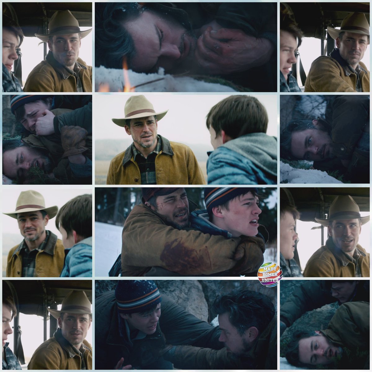 MattBomerUnited's tweet photo. Today we looked at one of #MattBomer's finest roles, as Cal in #WalkingOut. He and #JoshWiggins gave outstanding performances in difficult conditions. Back tomorrow. https://t.co/EXciVS5cE2