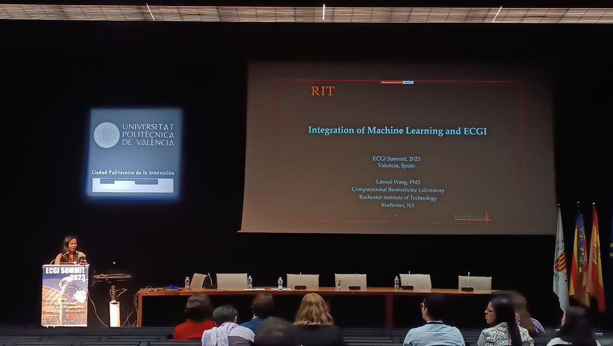ecgisummit's tweet image. Now, at #ECGISummit2023, Dr. Linwei Wang delves into the Integration of Machine Learning and ECGI.