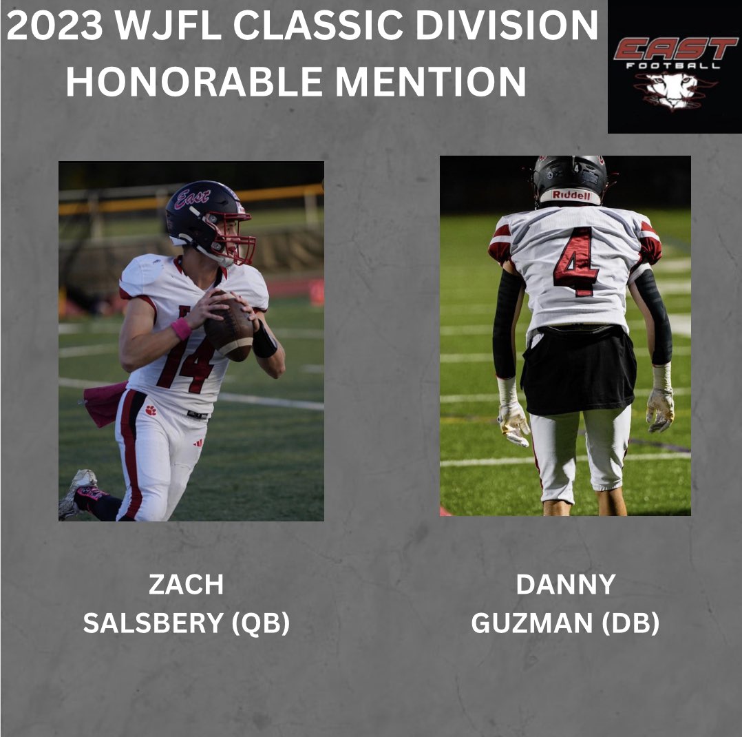 WJFL CLASSIC DIVISION ALL CONFERENCE 🚨🚨

Congratulations to all of our guys on this honor. This group includes 6 seniors and 6 juniors. 

#FACTS #HardWorkPaysOff