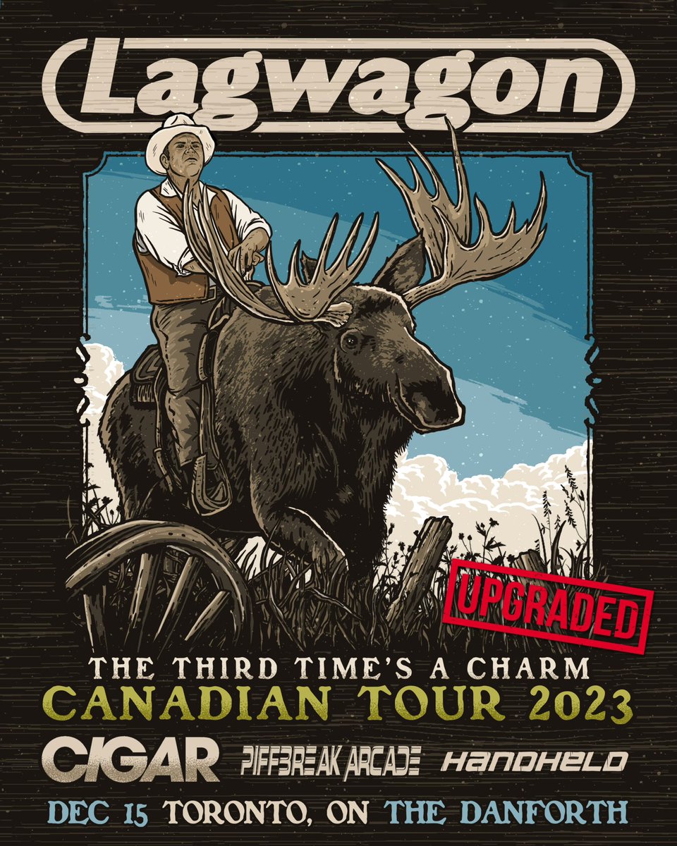 🚨TORONTO🚨 Due to demand, we are moving our 12/15 show to the Danforth Music Hall!  All previously purchased tickets will of course be honored.  Tour dates and tickets 👉🏽👉🏽👉🏽 lagwagon.com/tour