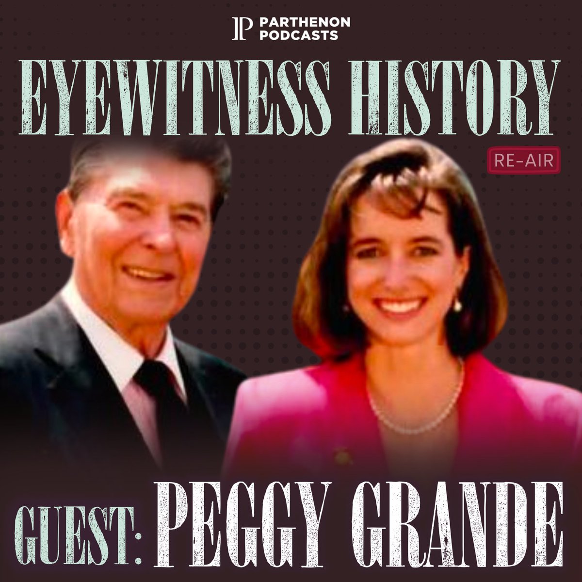 Eyewitness History (@eyewitnesspod) on Twitter photo Dug into the vault to showcase our interview with Peggy Grande (<a href="/peggy_grande/">Peggy Grande</a> ), who was Ronald Reagan's executive assistant!
Apple Podcasts: rb.gy/g62mn4
Spotify: rb.gy/k913vl
#ronaldreagan #presidency Dug into the vault to showcase our interview with Peggy Grande (<a href="/peggy_grande/">Peggy Grande</a> ), who was Ronald Reagan's executive assistant!
Apple Podcasts: rb.gy/g62mn4
Spotify: rb.gy/k913vl
#ronaldreagan #presidency
