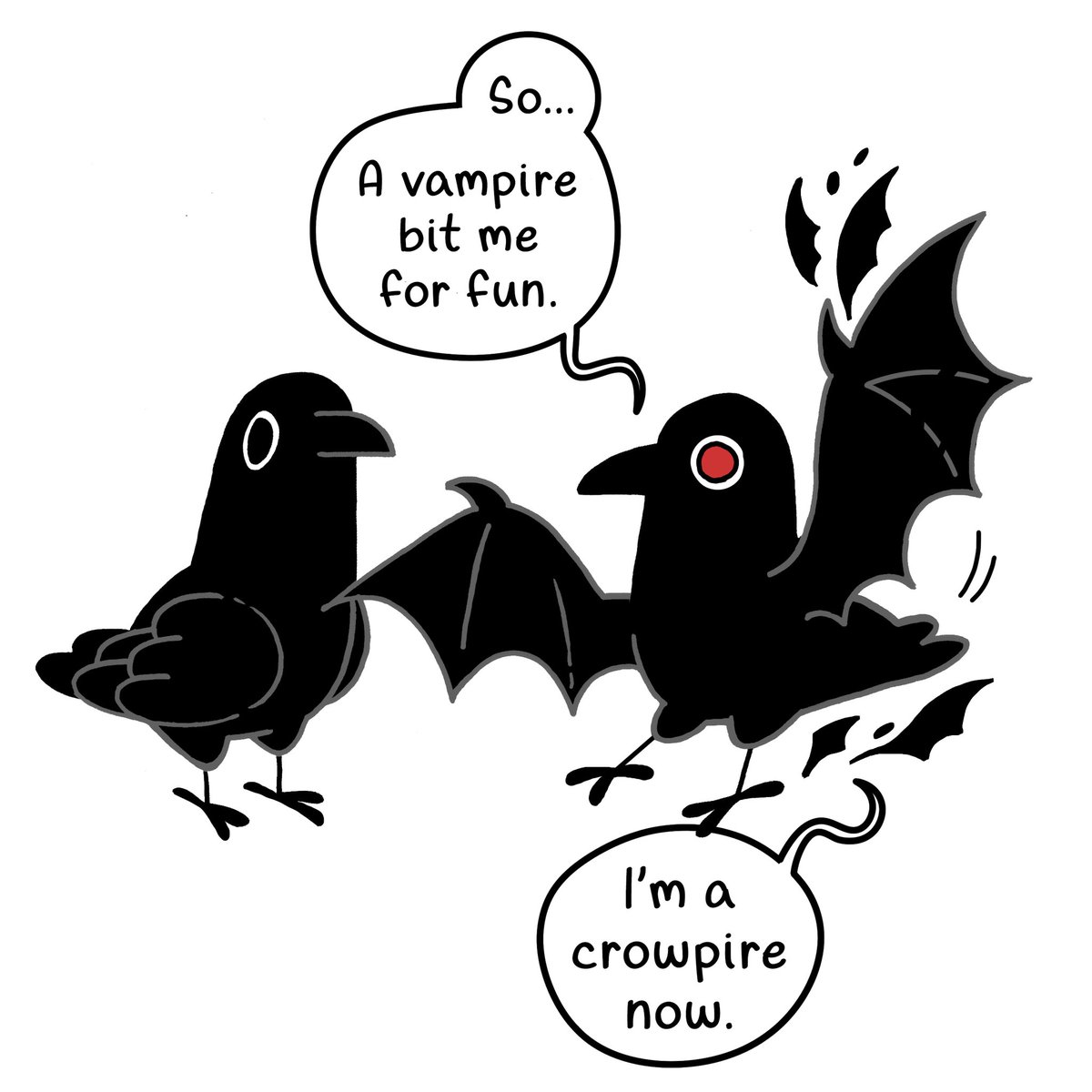 New Crow Time (1/2) 🐦‍⬛🧛 