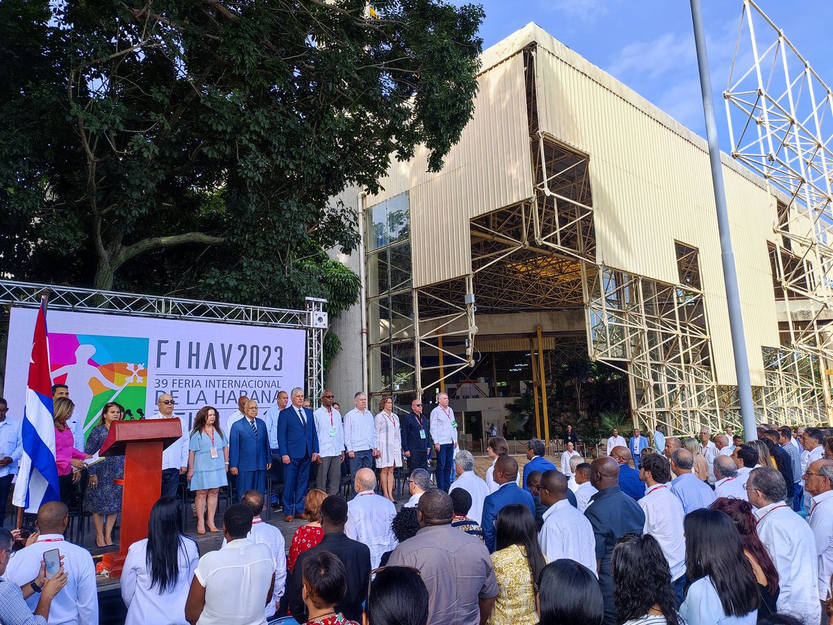 Inicia 39 edición de la Feria Internacional de la Habana #FIHAV2023 
 #FIHAV
#NegociosEnCuba #InviertaEnCuba 
#Cuba #Oportunidades #Inversiones #Feria  #Internacional  #Expocuba 
#ProCuba #MINCEX
 @FeriaHabana