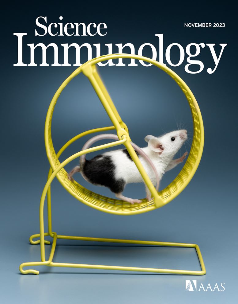 The September issue of Science #Immunology is now out!

The cover spotlights a new study that describes how regulatory T cells protect muscle mitochondria from interferon-gamma associated damage during exercise. 

Check out the lineup: scim.ag/4Iy